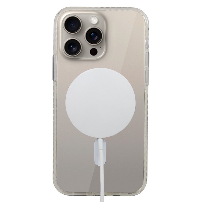 Funda transparente Premium con MagSafe para iPhone 15 Pro Max