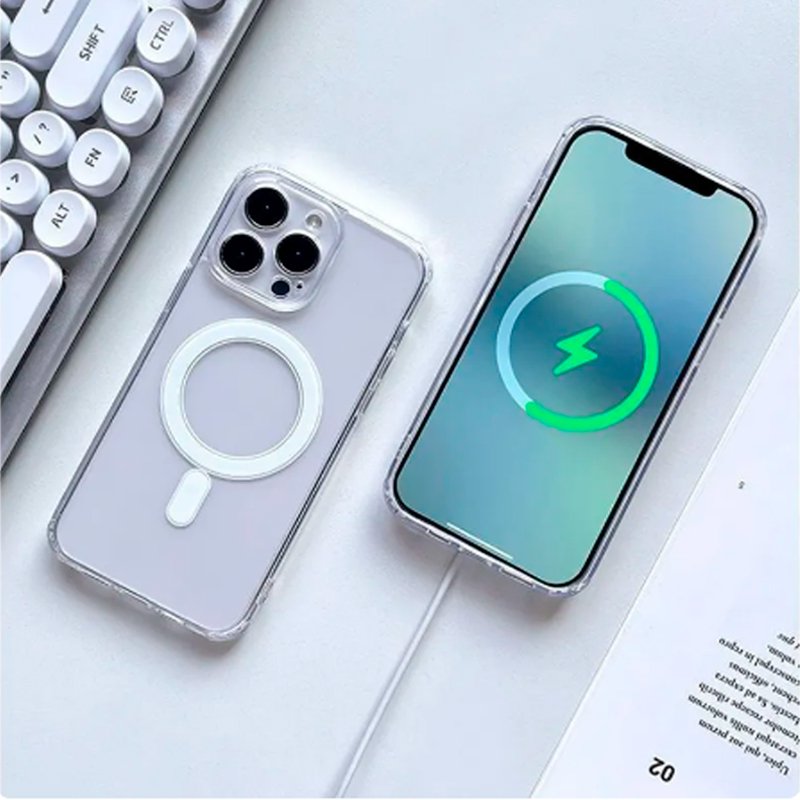 Funda transparente Premium con MagSafe para iPhone 11